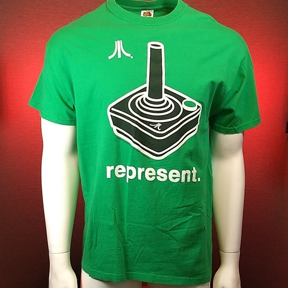 Atari represent tee heavy cotton XL VTG 90s - Picture 2 of 13